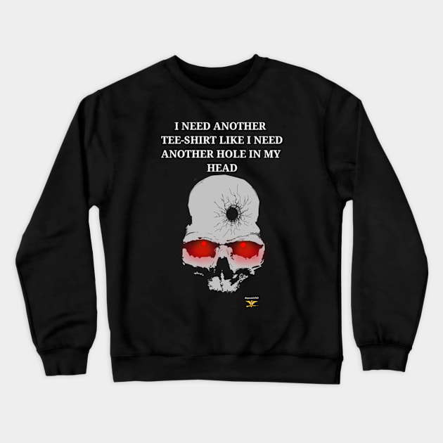 Skull Crewneck Sweatshirt by disposable762